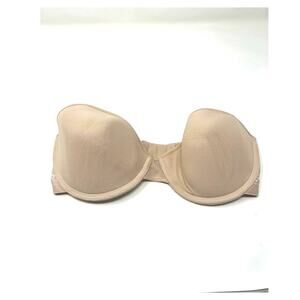 Wacoal Sz 32D Women's Beige Intrigue Contour Demi Convertible Bra